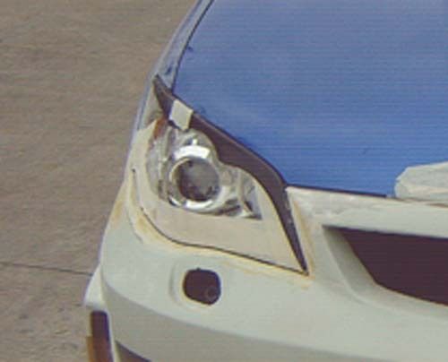 Subaru 06-07 impreza gen9 wrx sti gd headlights eyebrows eyelids