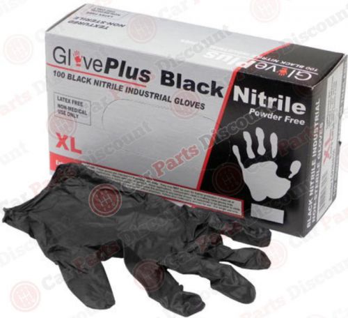 New gloveplus black nitrile gloves - extra large, 55 9870 065