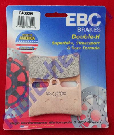 Ebc fa380hh front brake pads 2004 yamaha r1 complete set 380hh 380 double h