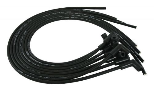 Moroso ultra 40 spark plug wire set spiral core 8.65 mm black v8 p/n 73814