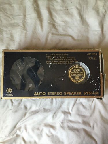 Jet sound electronics rare 6.5 3way car speakers jse680 vintage nos bnib ebay1/1