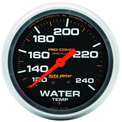 Auto meter 5432 pro-comp; liquid-filled mechanical water temperature gauge