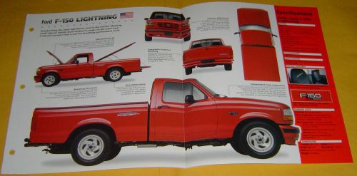 1993-1996 ford f-150 lightning truck svt 351 ci sefi imp info/specs/photo 15x9