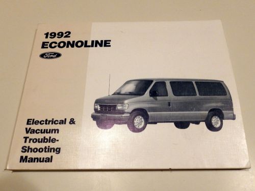 1992 econoline electrical &amp; vacuum trouble-shooting manual