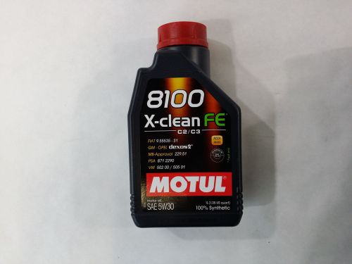 106819 motul 8100 1 liter 5w-30 x-clean fe engine oil  vw 502 00 – 505 01