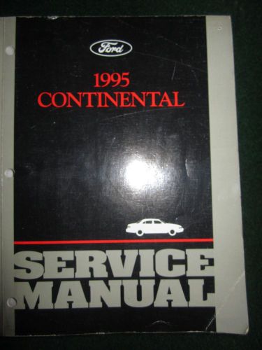 1995 lincoln continental service repair shop manual dealer