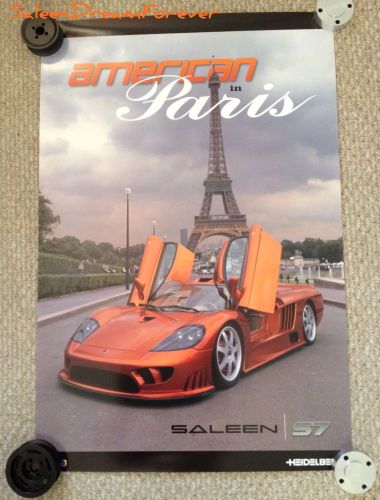 2001 saleen s7 supercar in paris poster nos ford mustang gt shelby boss cobra