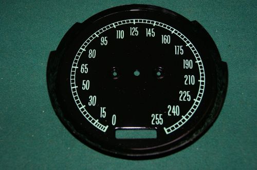 Corvette speedometer face 1965-1967, 0-255kph