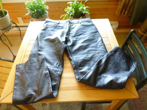Womens xelement motorcycle leather riding  pants size 16 usa leather womens 16