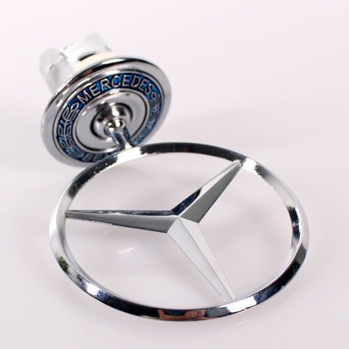 Mercedes hood star  emblem for w202 w203 w204 w208 w210 w220 w221 93-08