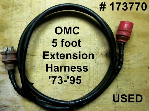 Instrument harness 5&#039; extension, omc o&#039;board (red plug) &#039;73-&#039;95 #173770 used