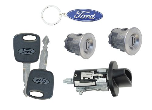 Ford 96-99 taurus, sable - ignition &amp; door lock cylinders w/2 transponder keys