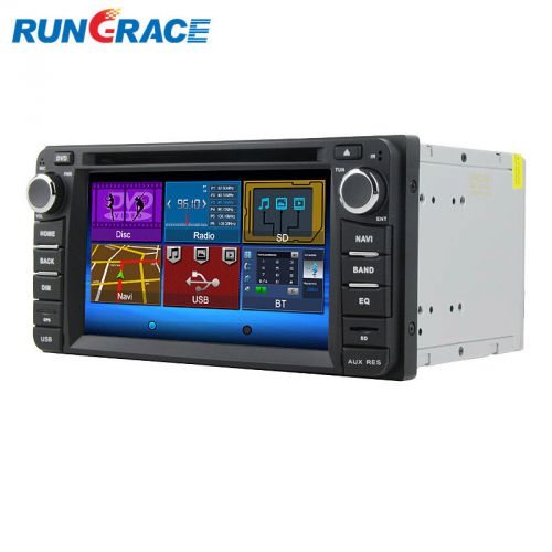 Rungrace 2 din universal 6.2inch tft screen car dvd player bluetooth rds radio