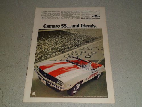 1969 chevrolet camaro ss #2 article / ad