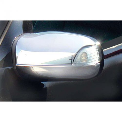 Mercedes® mirror covers,chrome,sold in pairs, 210 chassis, 2000-2002