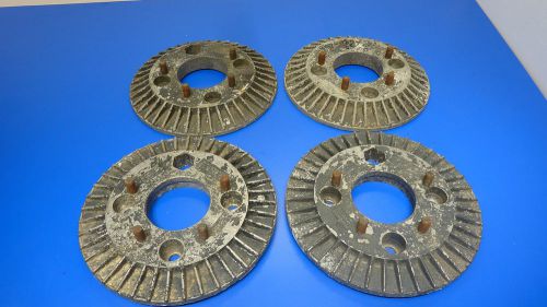 Vintage eelco 3879 wheel adapters 1967-up volkswagen vw bug to chevy,lot of 4