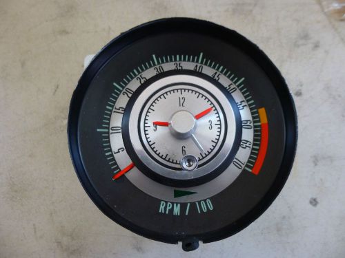 1968 camaro z/28 or 396/375hp high redline factory tachometer - beautiful gm