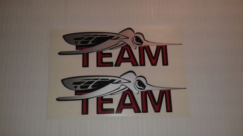 2  skeeter team boat decals  24 inch  marine vinyl decals