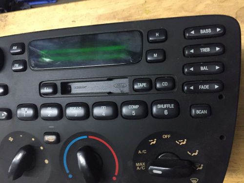 2003 ford tearus  oem radio cassette player with hater control