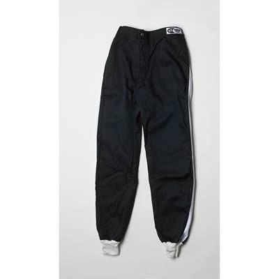 G-force racing driving pants single layer fire-retardant cotton 3x-lg black ea
