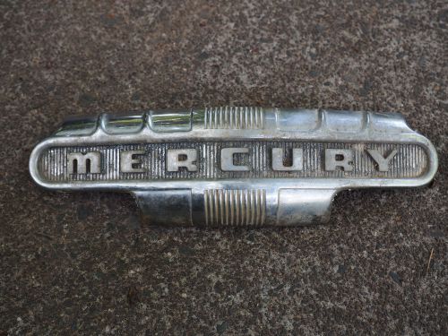 Vintage 40&#039;s 50&#039;s mercury emblem logo hood ornament front
