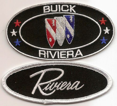 Buick riviera sew/iron on patch emblem badge embroidered electra 225 wildcat gs