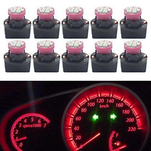 Hercoo pack of 10 instrument dashboard t10 194 161 168 195 pc168 pc194