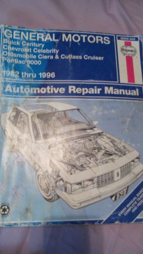 Haynes repair manual