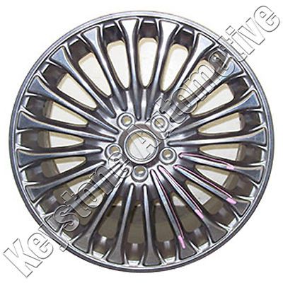 03961 factory, oem 18x8 alloy wheel charcoal metallic with a polished face