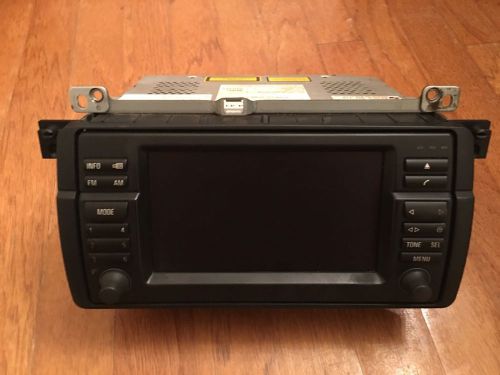 Bmw e46 navigation screen head radio unit oem