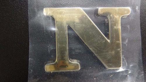 New crownline raised letter n oem gold logo decal letters