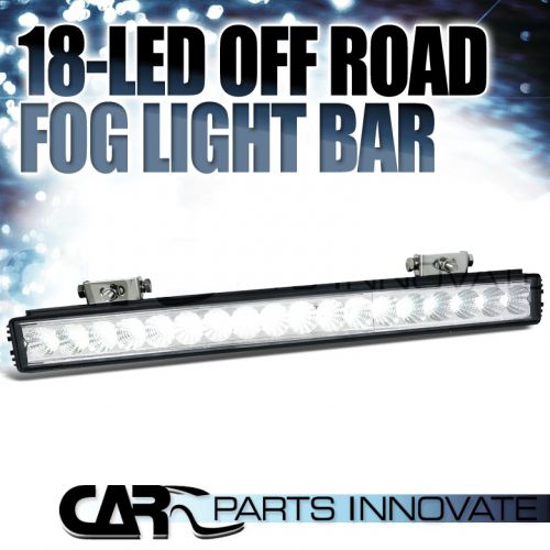 1pc 21&#034; 18 led 54w flood beam daytime driving light fog lamp bar