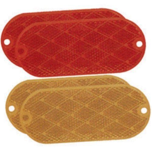 Fulton red reflector pair