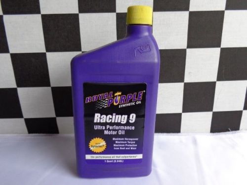 Royal purple xpr racing motor oil 0w10, racing 9, #01009,1 qt each