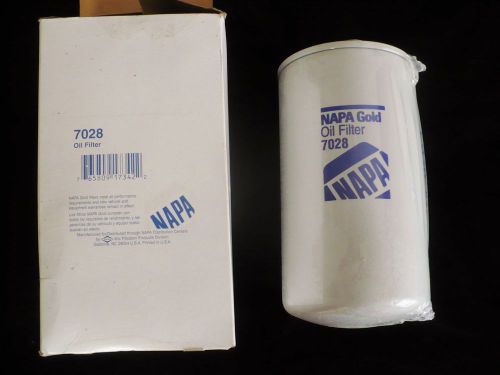 Napa oil filter pt# 7028 fits chevy v-8 &amp; v-6, pontiac 4.3&amp; 4.9l slant-6 etc.