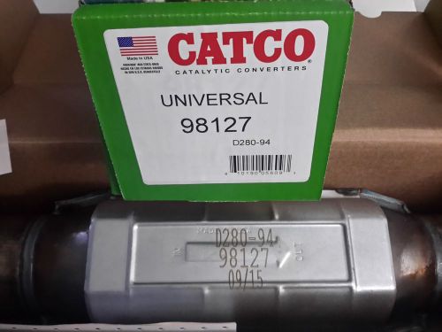 Catco 98127 3inch  universal catalytic converter california legal obdi  d280-94