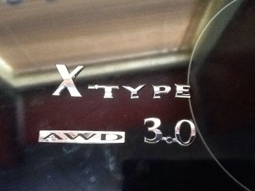 02 03 04 05 06 07 08 jaguar x-type rear emblem set oem