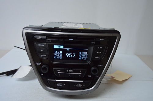 2014 2015 hyundai elantra radio cd player 96170-3x156gu tested u40#007
