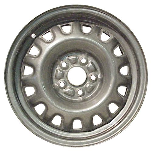 69224 oem reconditioned wheel 15 x 5.5; medium silver sparkle full face painted