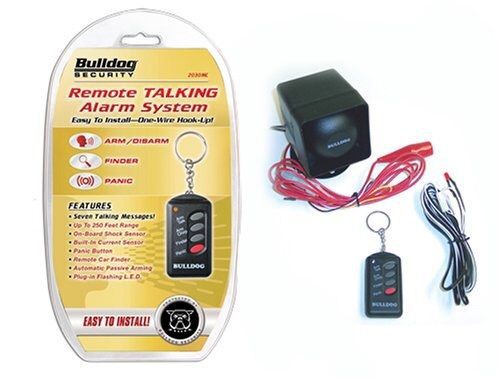 Bulldog remote talking alarm system