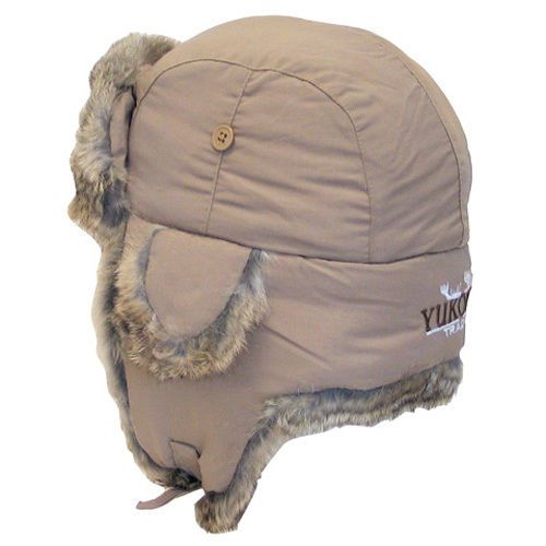 Hg632 yukon taslan alaskan hat-tan with brown fur-large