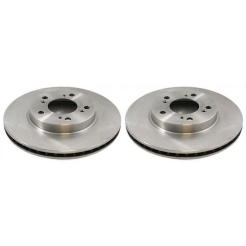 Front disc brake rotor pair set for cr-v prelude integra tl