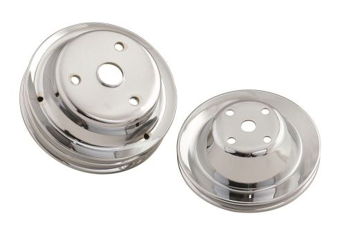 Mr. gasket 4962 chrome plated pulley set