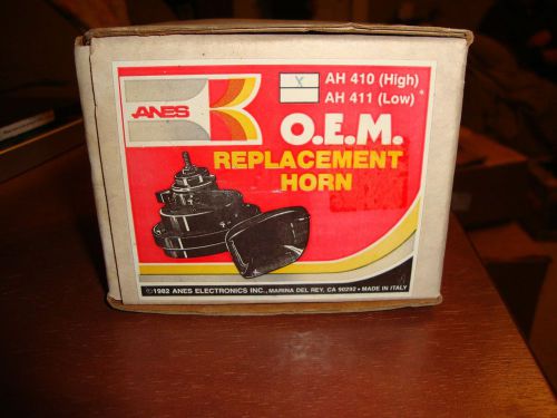 Vintage anes o.e.m. replacement horn #ah-410,high made in italy 1982 .#a68