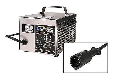 Club car golf cart - 48 volt 17 amp battery charger - 3 pin round handle- no obc