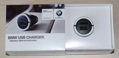 Genuine bmw usb cigarette lighter charger for iphone ipod and other 65412166411