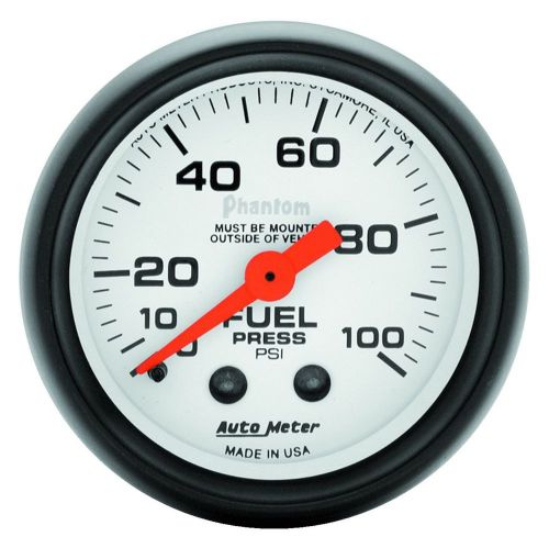 Autometer 5712 phantom mechanical fuel pressure gauge