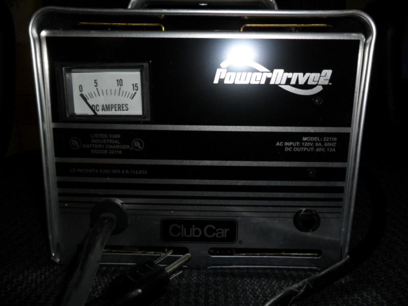 Club car power drive 48 volt battery charger powerdrive 2 golf cart new factory