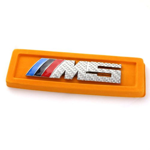 Auto 3d metal ///m5 letters sticker front grill grille decal badge emblem