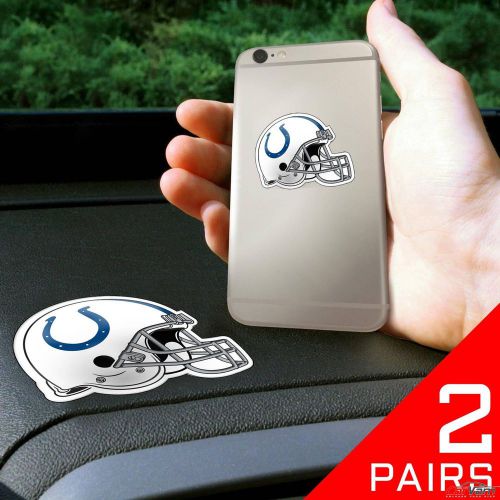 Fanmats - 2 pairs of nfl indianapolis colts dashboard phone grips 13124
